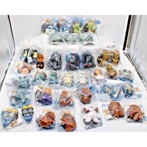Star Wars III  Burger King Figures 2005 Lot of 37 NEW Plastic and Plush Sith
